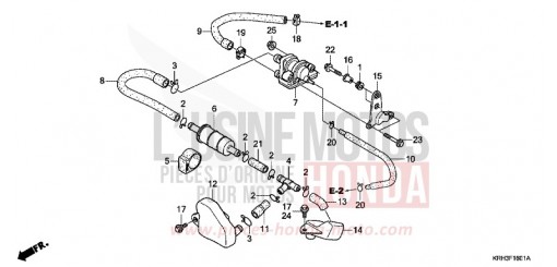 SOUPAPE D'AIR XR125L6 de 2006